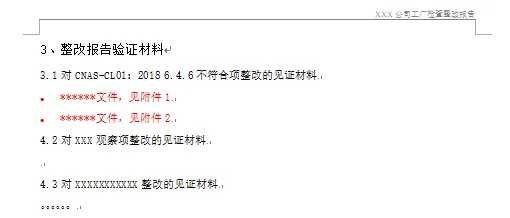 整改报告验证材料图片